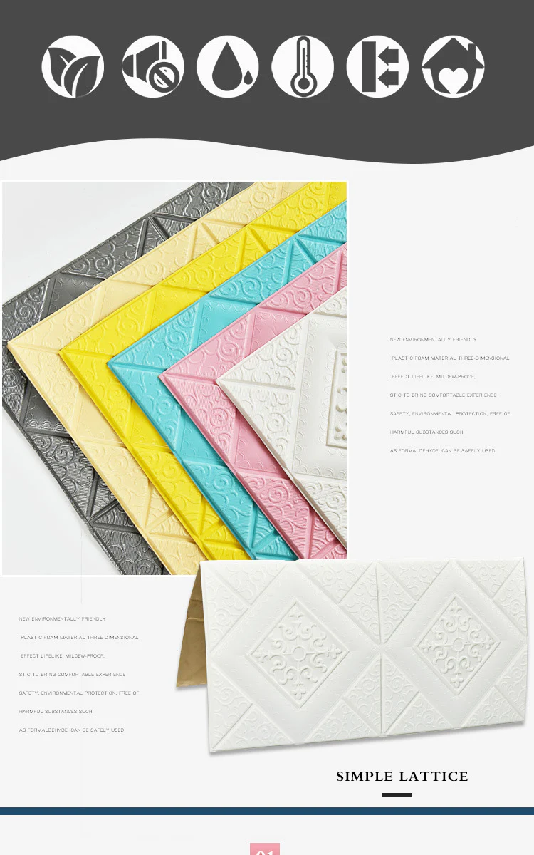 3D Tile Brick Wall Paper - Image 15