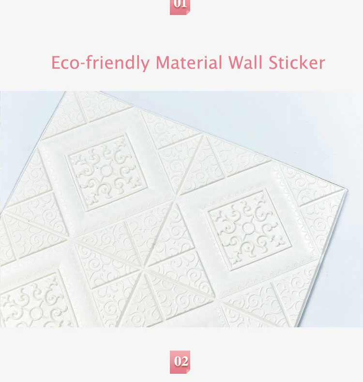 3D Tile Brick Wall Paper - Image 16