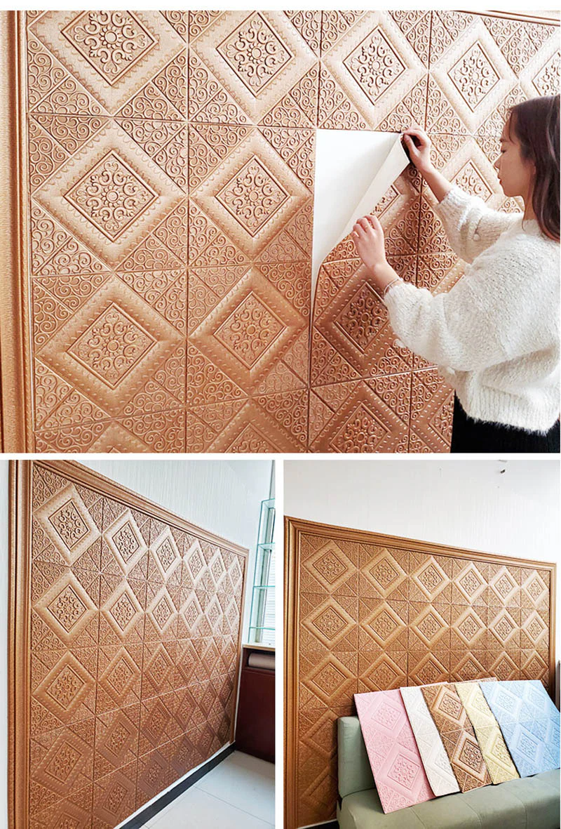 3D Tile Brick Wall Paper - Image 23