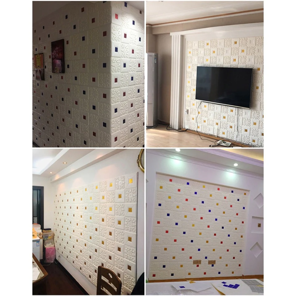 3D Tile Brick Wall Sticker - Image 12