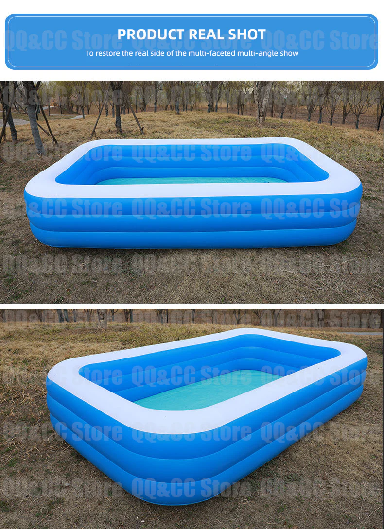 3M/2.6/2M Large Inflatable Swimming Pool - Image 18