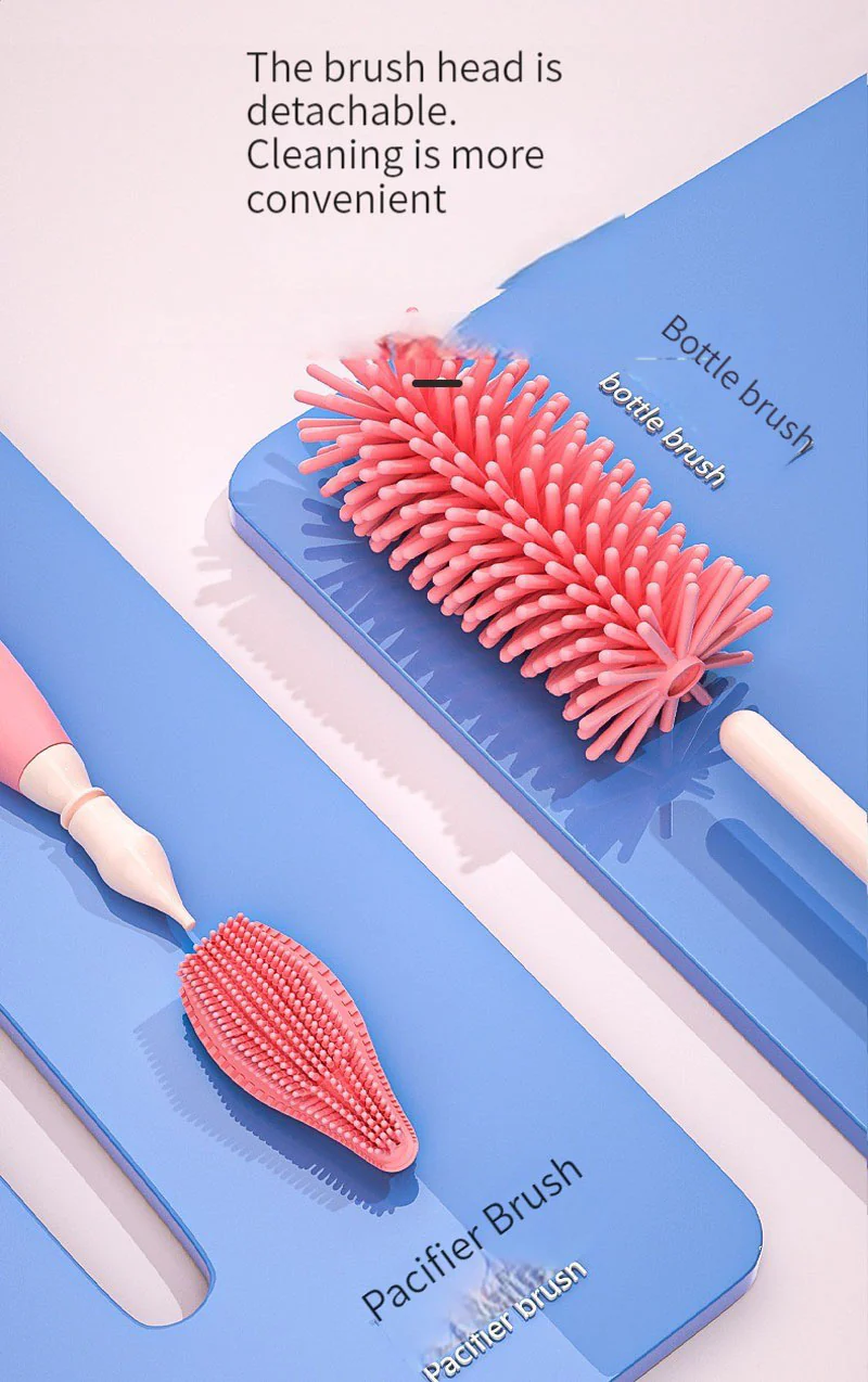 3PCS Baby Pacifier Milk Bottle Cleaning Brush - Image 13