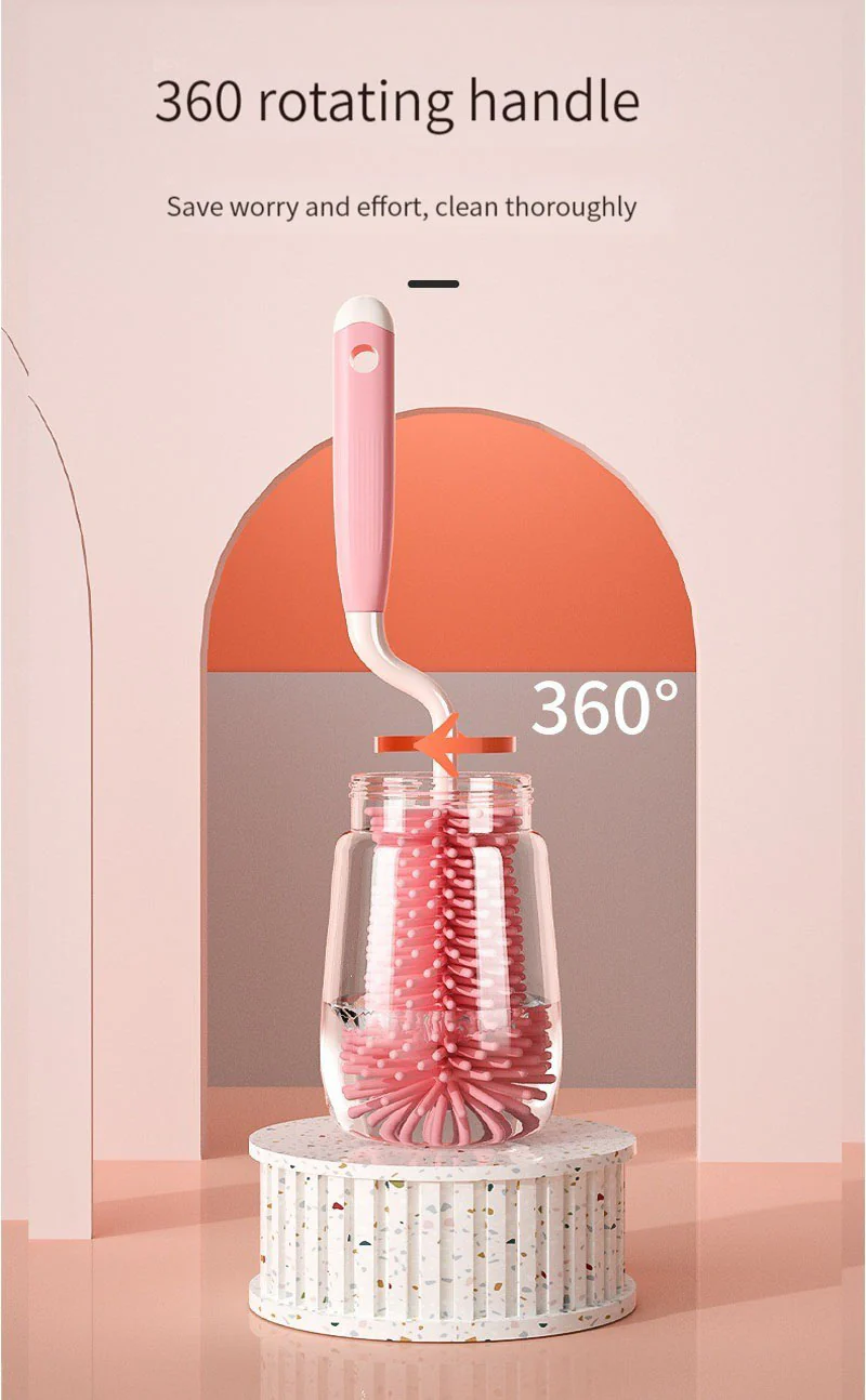 3PCS Baby Pacifier Milk Bottle Cleaning Brush - Image 15