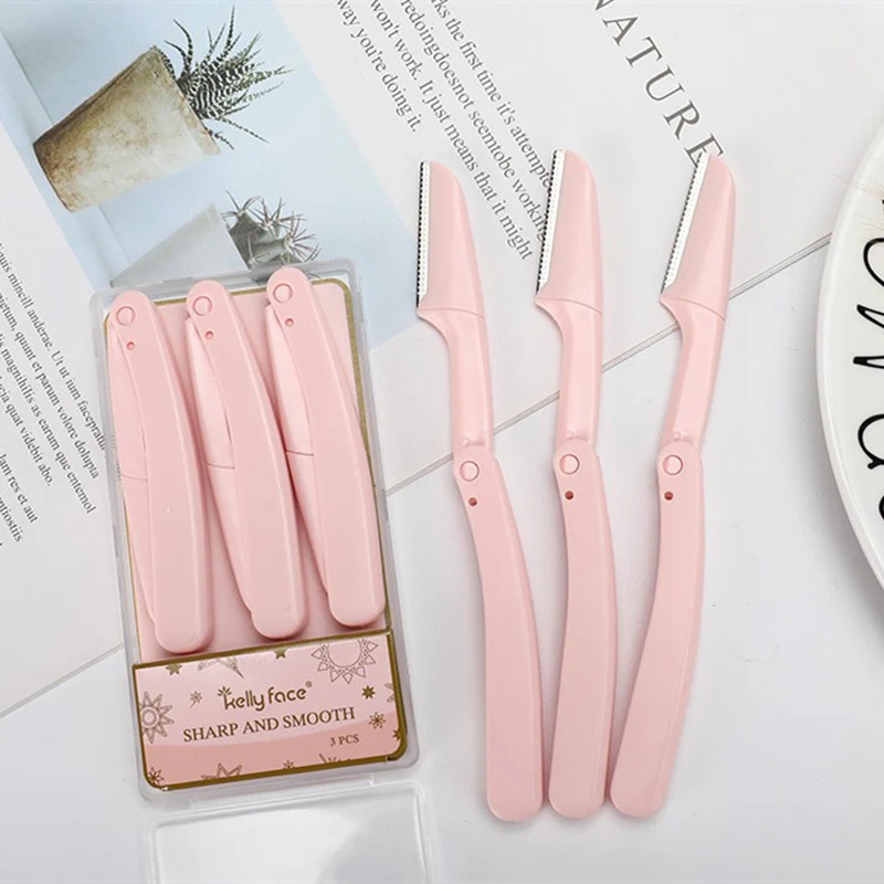 3PCS Foldable Eyebrow Shaver Trimmer - Image 17