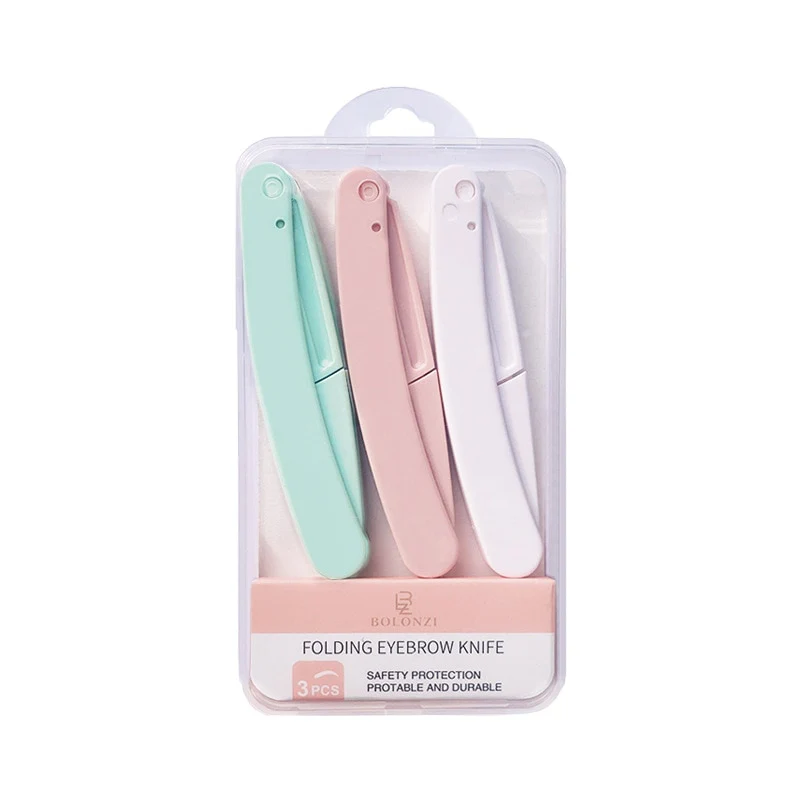 3PCS Foldable Eyebrow Shaver Trimmer - Image 2