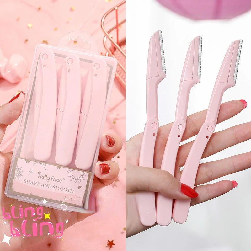 3PCS Foldable Eyebrow Shaver Trimmer - Image 3