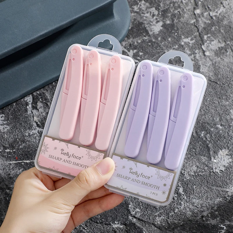 3PCS Foldable Eyebrow Shaver Trimmer - Image 6