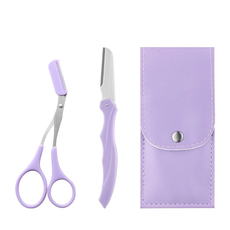 3PCS Stainless Steel Eyebrow Trimming Set - Image 7