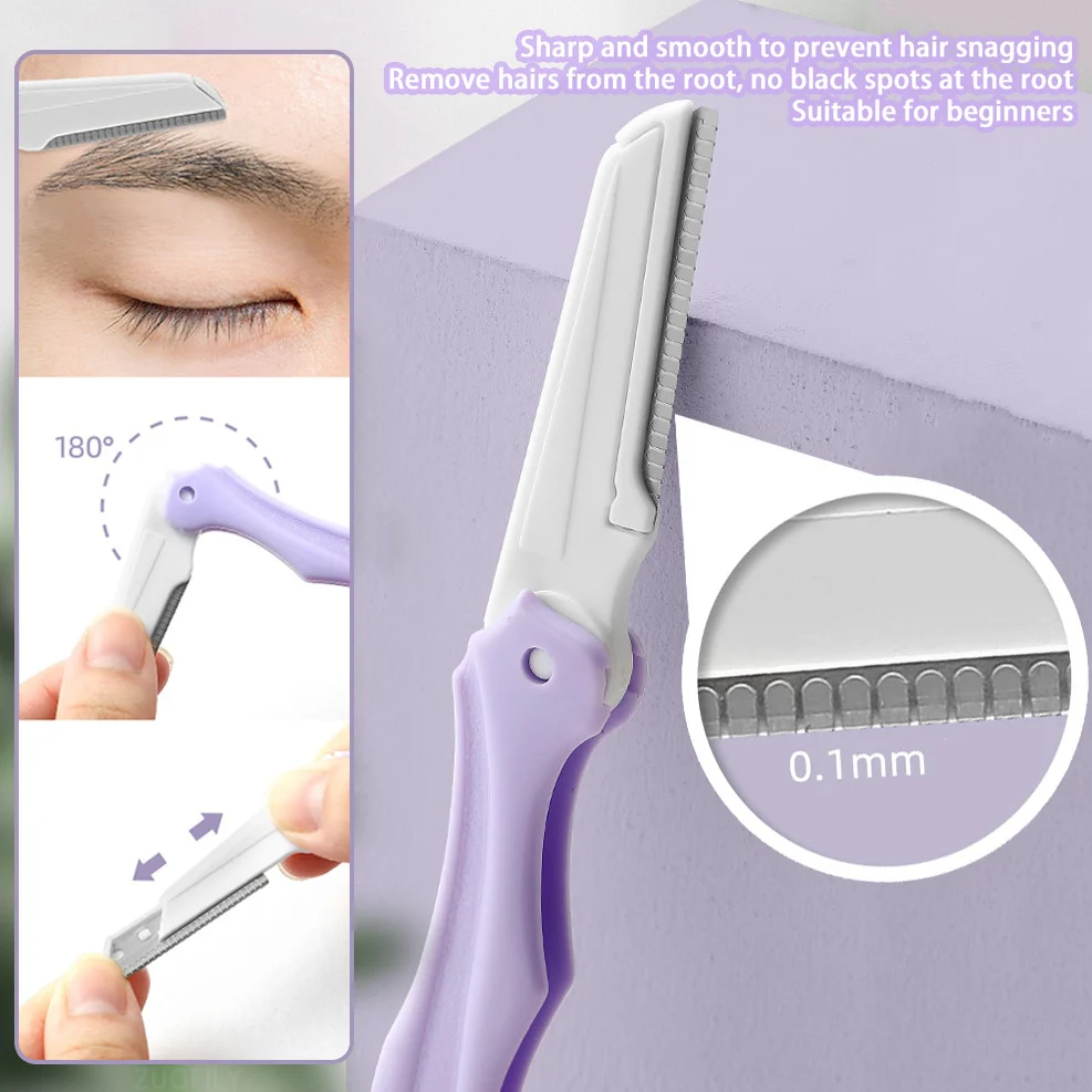 3PCS Stainless Steel Eyebrow Trimming Set - Image 9