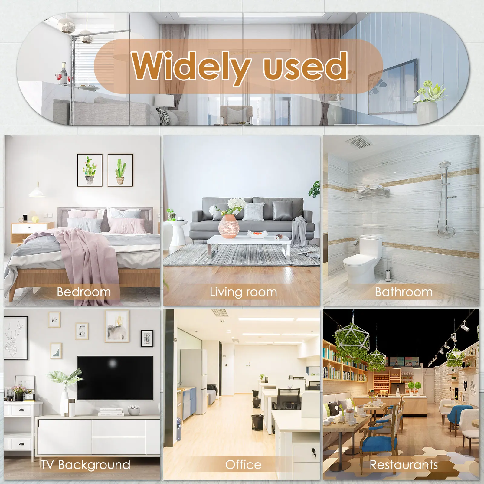 4 PCS Dura Mirror Stickers - Image 10
