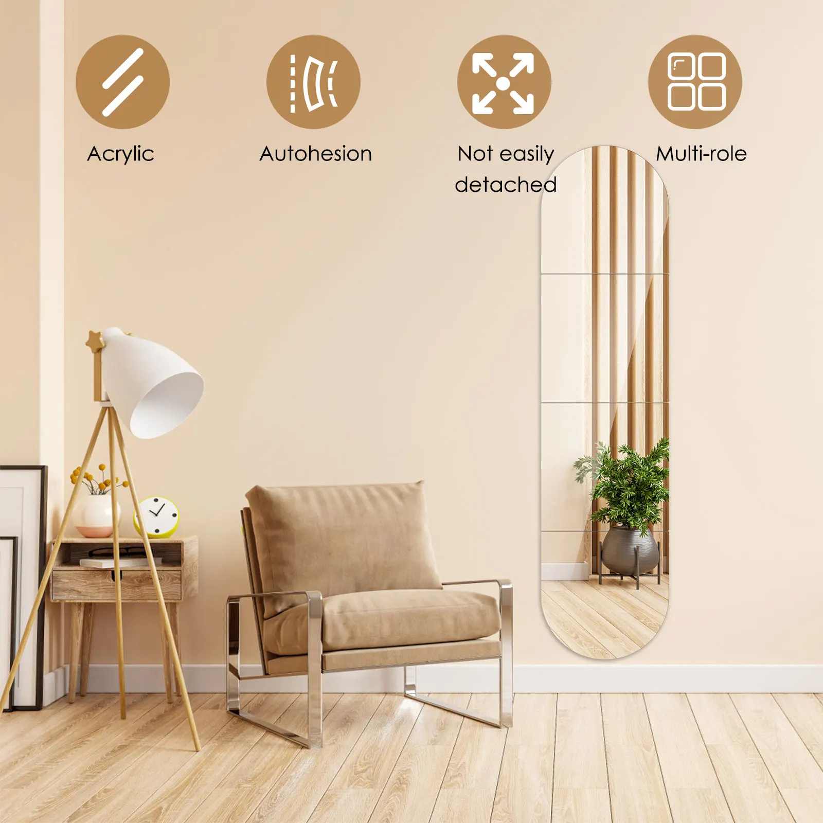 4 PCS Dura Mirror Stickers - Image 12