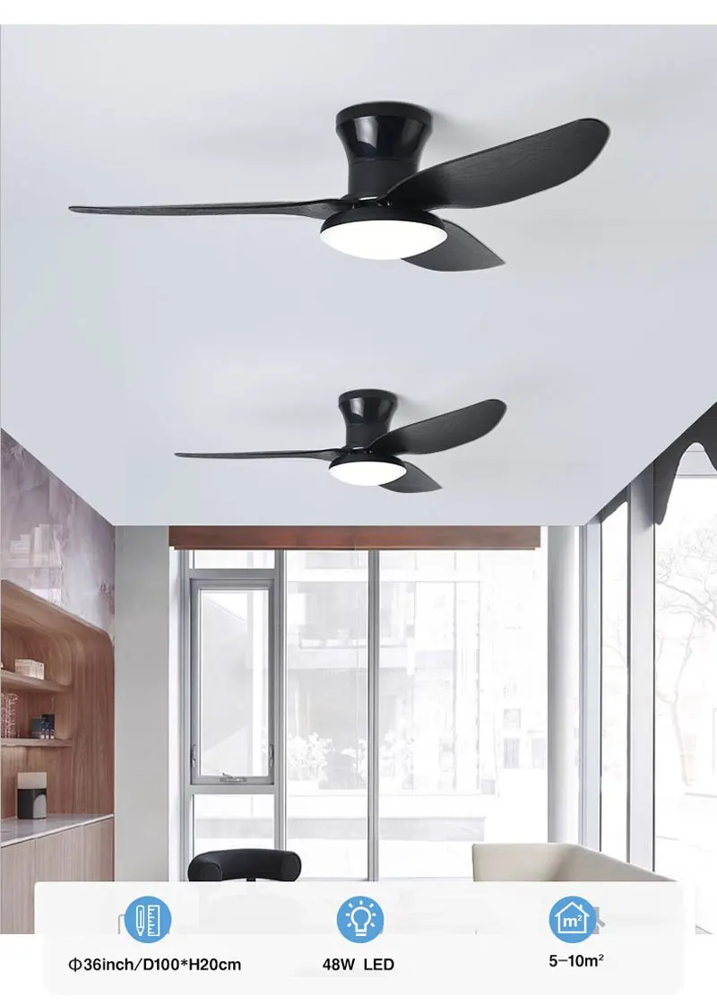 40inch AeroLuxe Lighted Ceiling Fan - Image 24