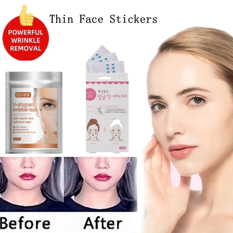 40PCS/Box Invisible Face Lifting Stickers - Image 3