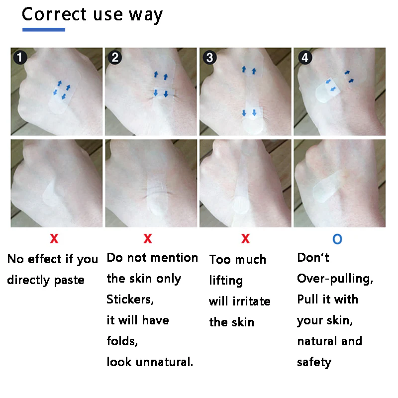40PCS/Box Invisible Face Lifting Stickers - Image 9