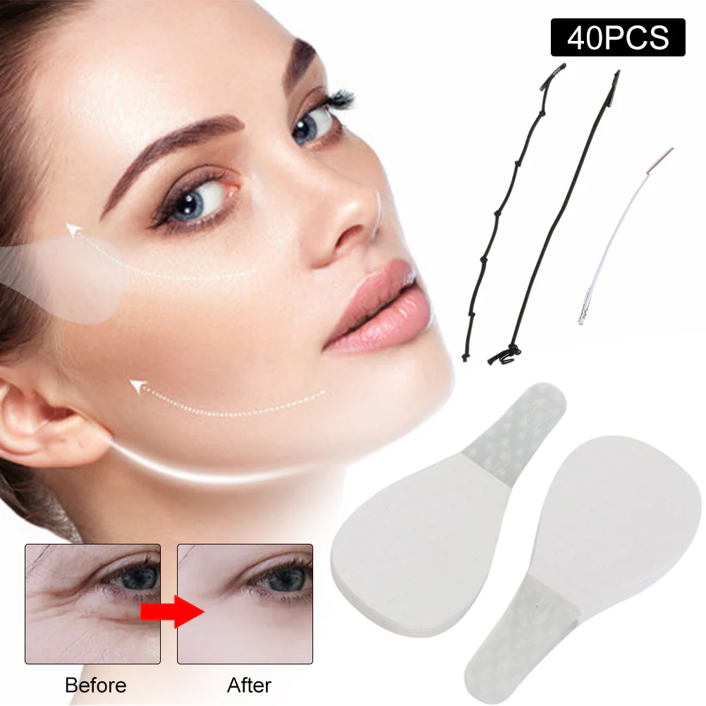 40Pcs/Set Lift Up Invisible Facial Tape - Image 12