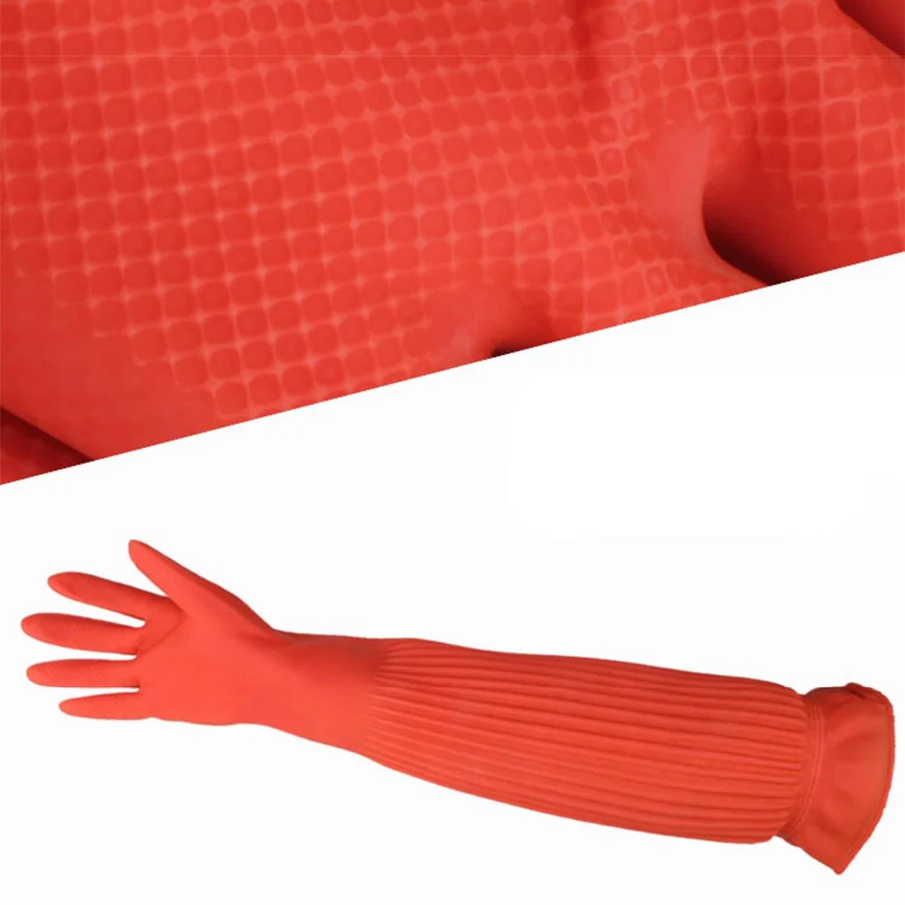 45/56cm Latex Long Gloves - Image 3