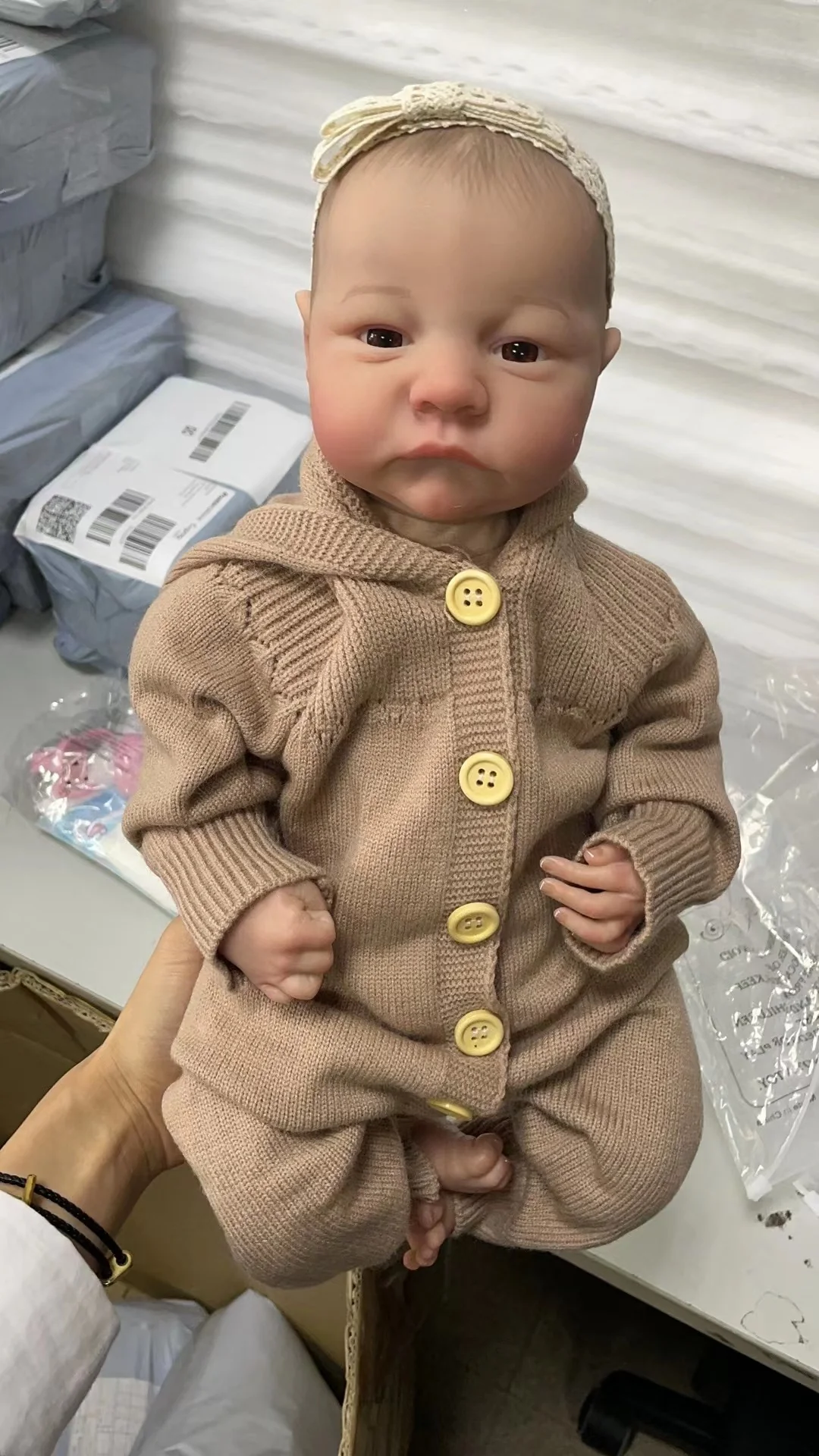 49cm 19inch 3D Baby Doll - Image 2