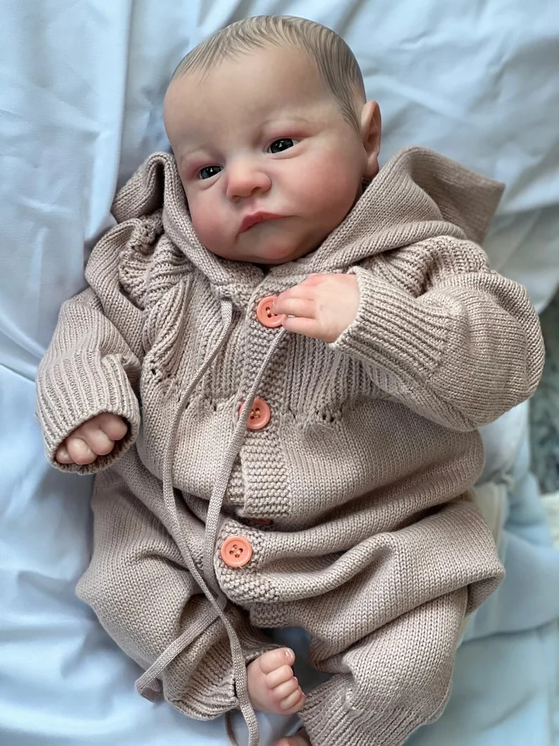 49cm 19inch 3D Baby Doll - Image 3