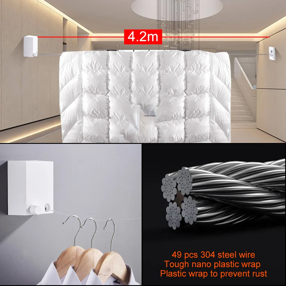 4M Retractable Clothesline - Image 10