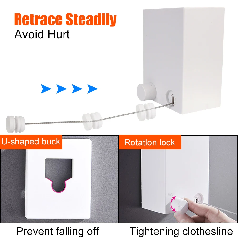 4M Retractable Clothesline - Image 4