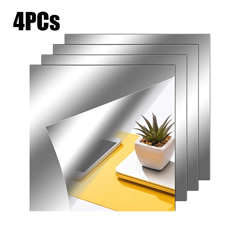 4PCS 3D Wall Mirror - Image 7