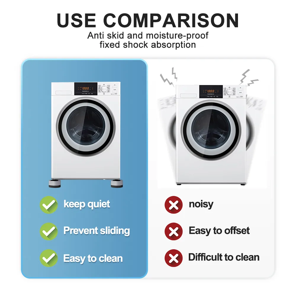 4PCS/8PCS Anti Vibration Washing Machine Pads - Image 4