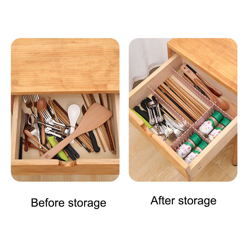 4PCS Adjustable Drawer Divider - Image 13