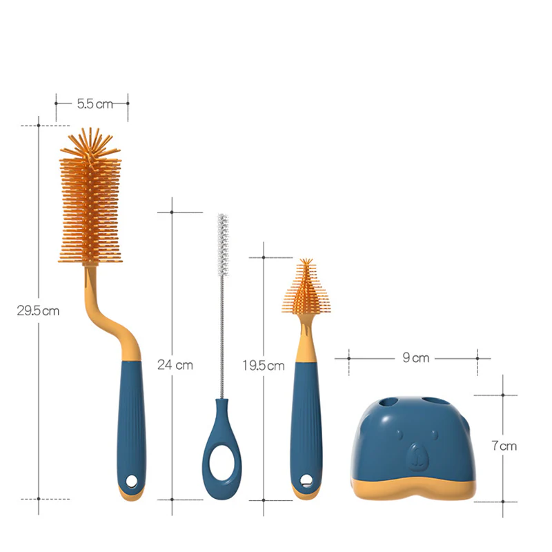 4PCS Baby Bottle Cleaning Brush - Image 11