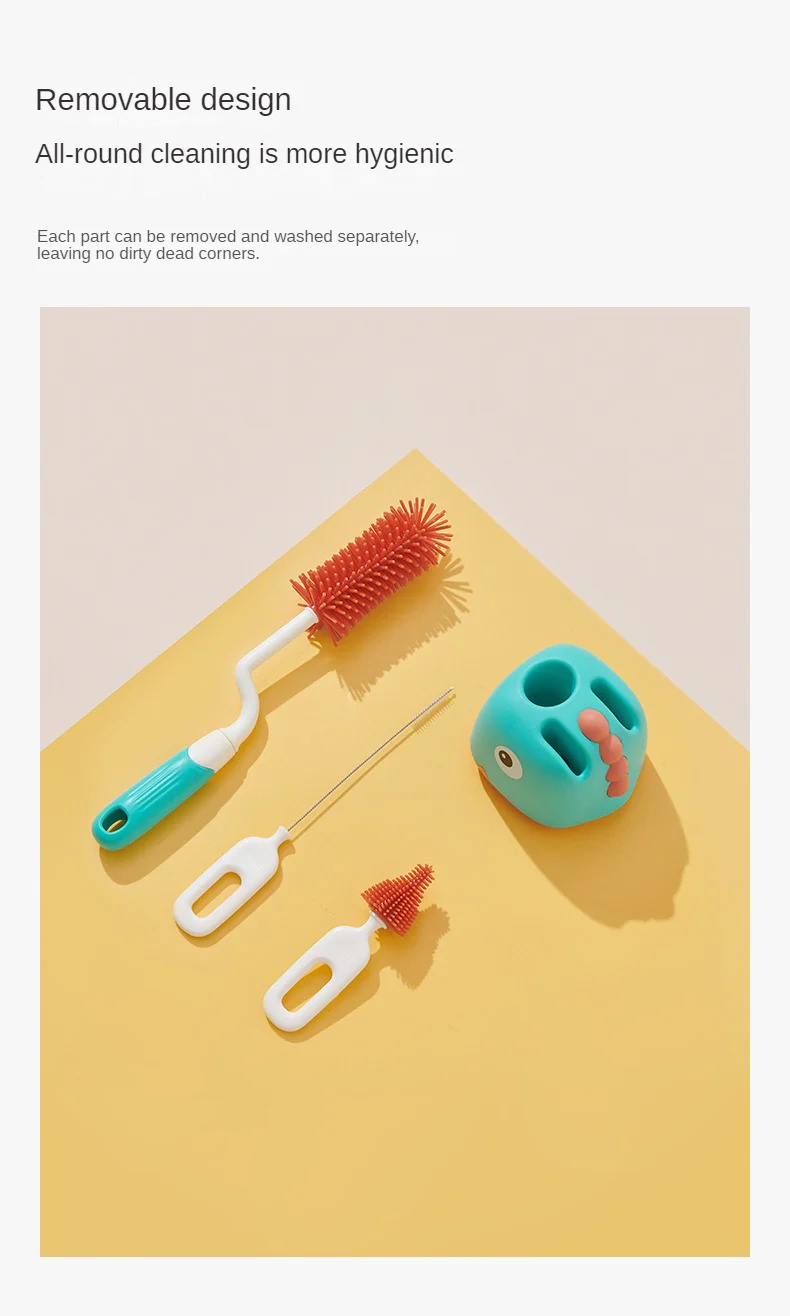 4PCS Baby Bottle Cleaning Brush - Image 27
