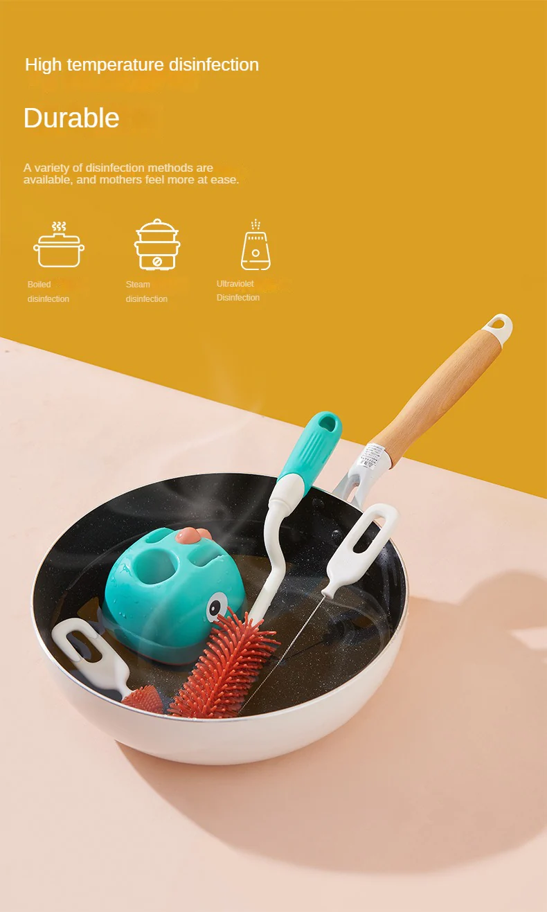 4PCS Baby Bottle Cleaning Brush - Image 28