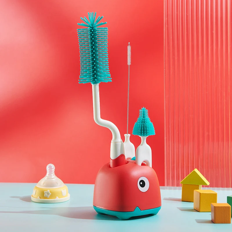 4PCS Baby Bottle Cleaning Brush - Image 3