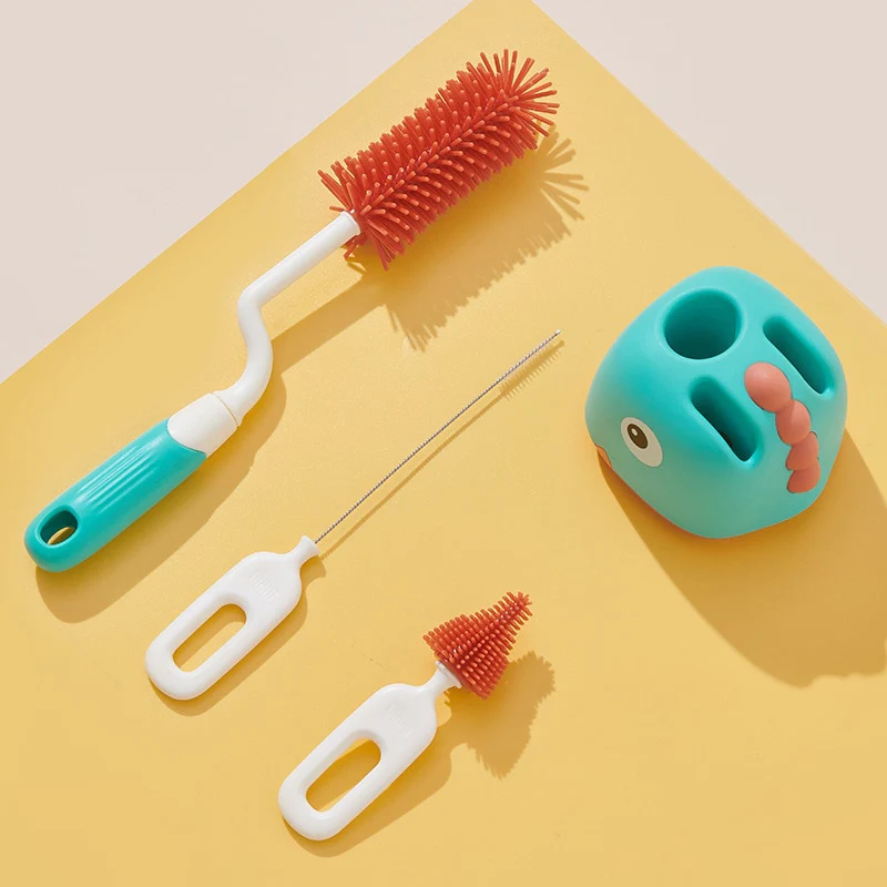 4PCS Baby Bottle Cleaning Brush - Image 7