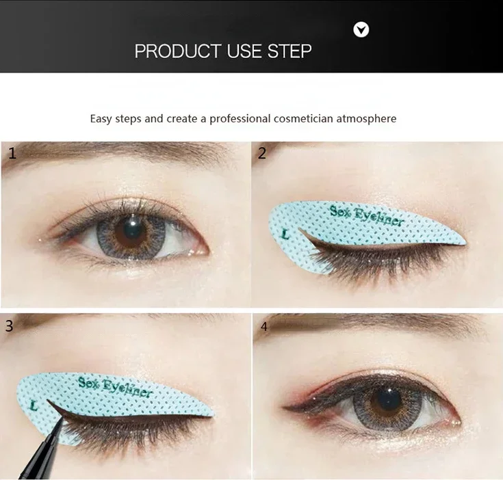 4PCS Eye Makeup Stencil Stickers - Image 3