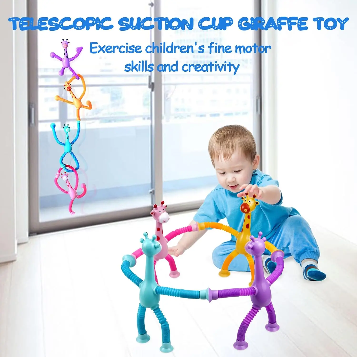 4PCS Giraffe Toy - Image 3
