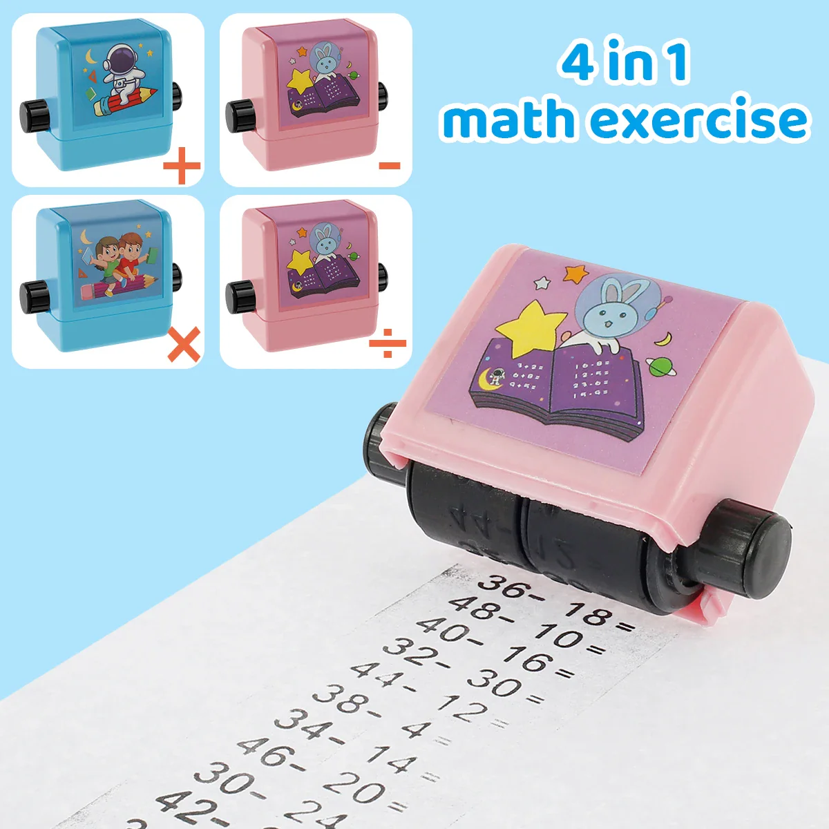 4PCS Math Stamp Making Roller - Image 3