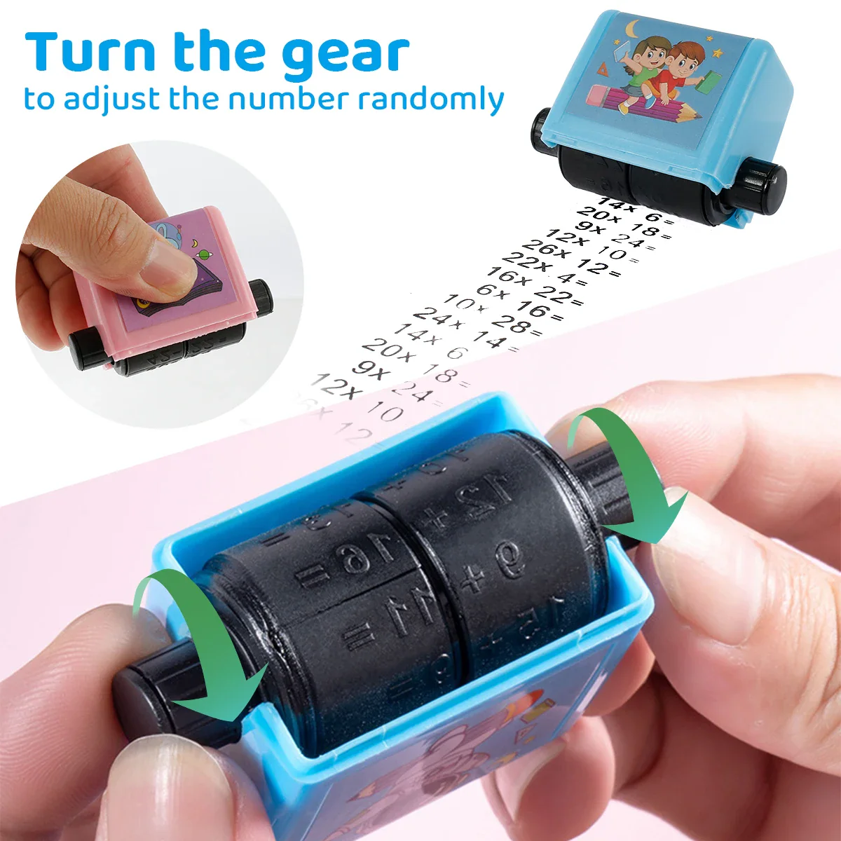 4PCS Math Stamp Making Roller - Image 4