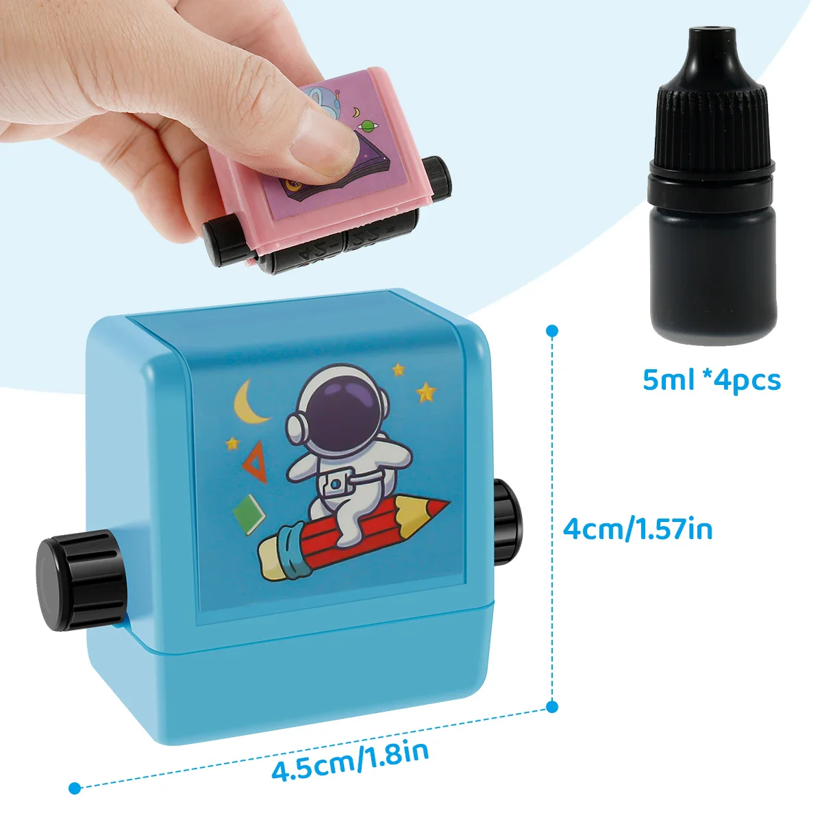 4PCS Math Stamp Making Roller - Image 5