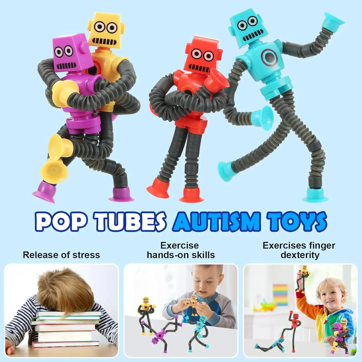 4PCS Robot Toys - Image 2