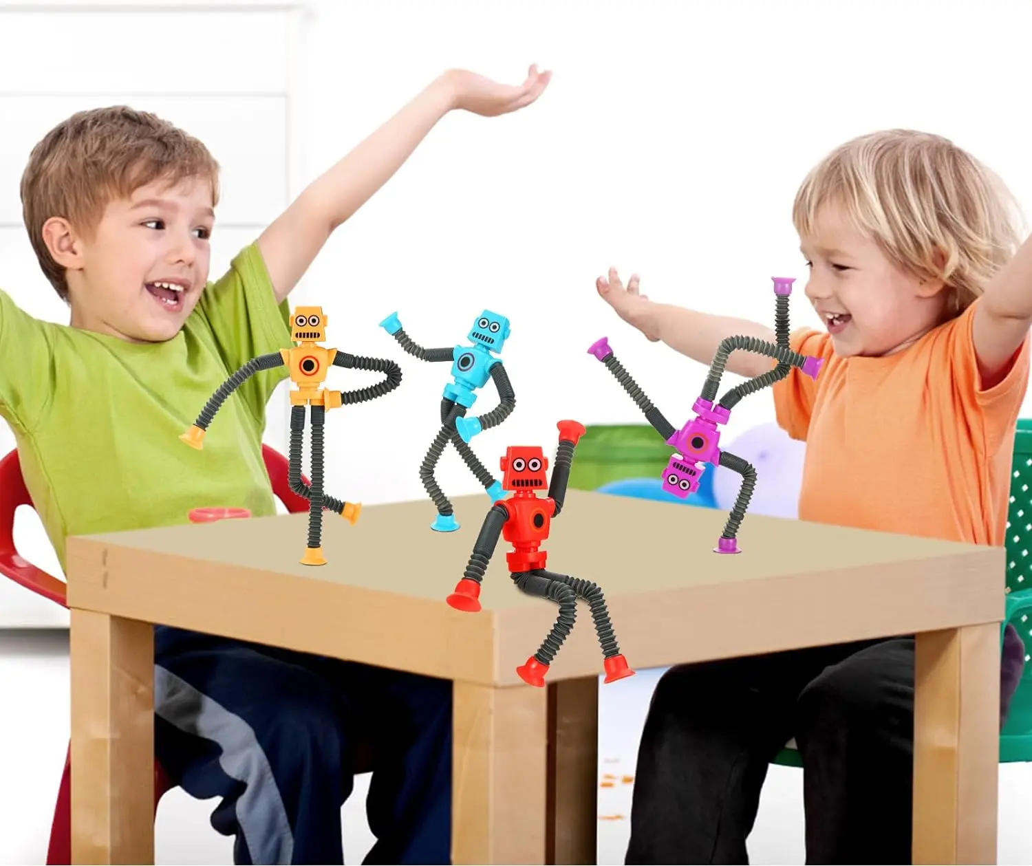 4PCS Robot Toys - Image 6