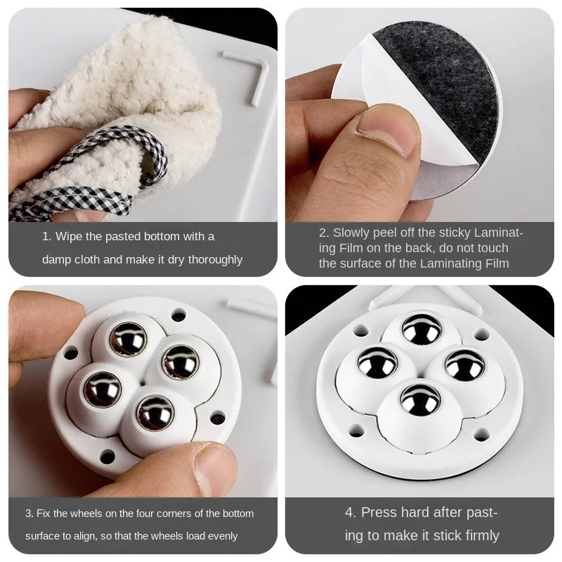4PCS/Set Roll Pulley - Image 6