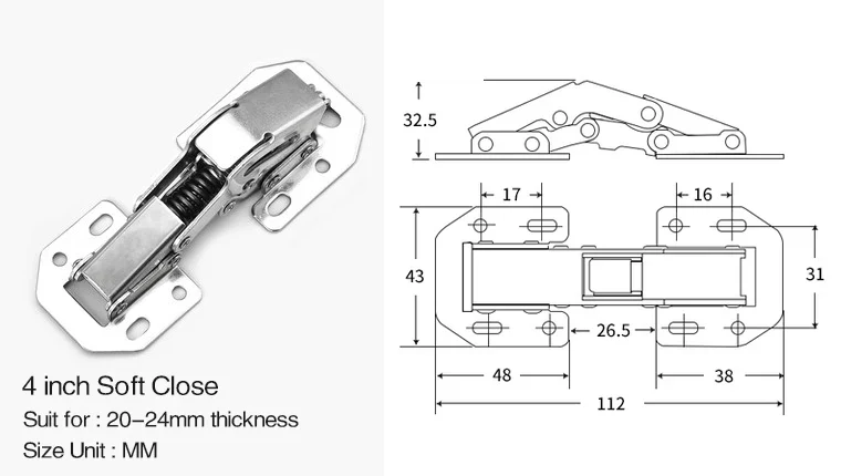 4PCS Spring Hinge - Image 9