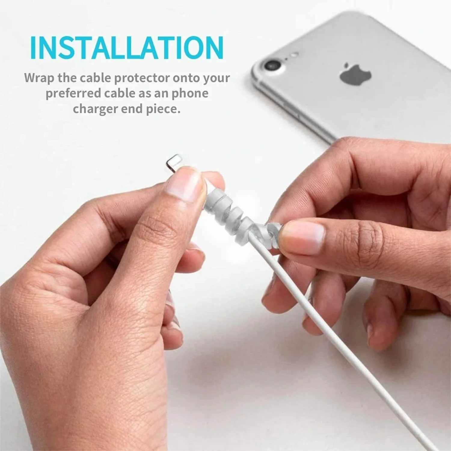 5/10/20PCS Spiral Cable Protector - Image 4