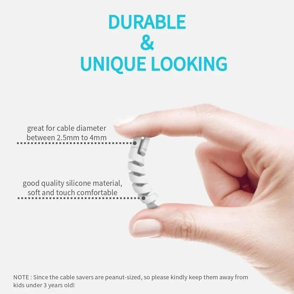 5/10/20PCS Spiral Cable Protector - Image 5