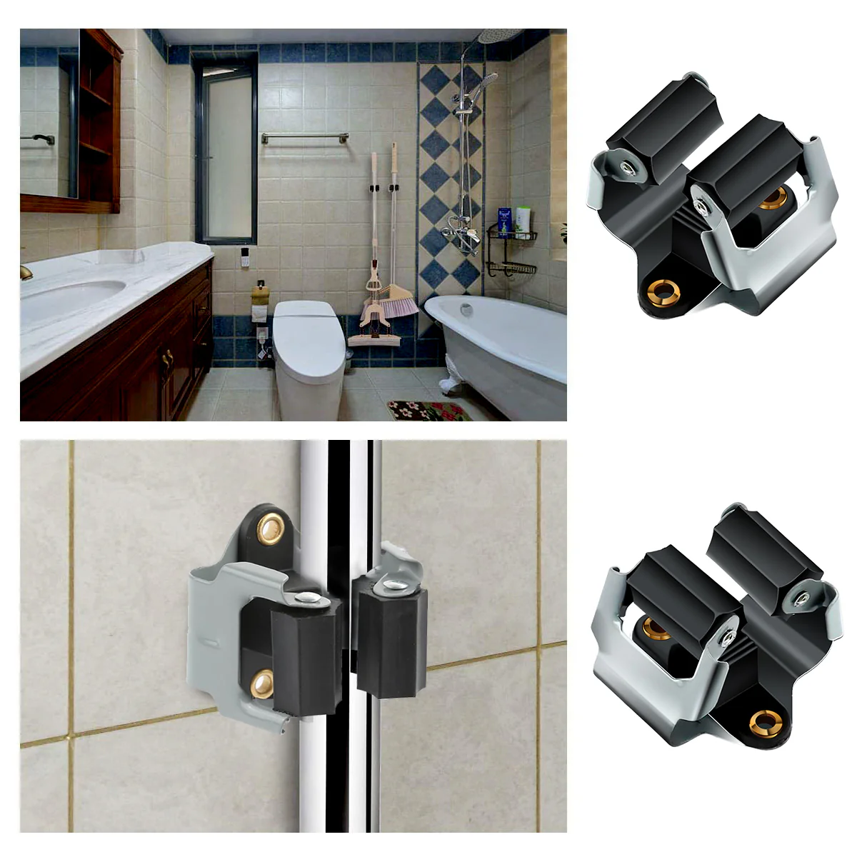 5/10CSStainless Steel Mop Broom Holder - Image 10