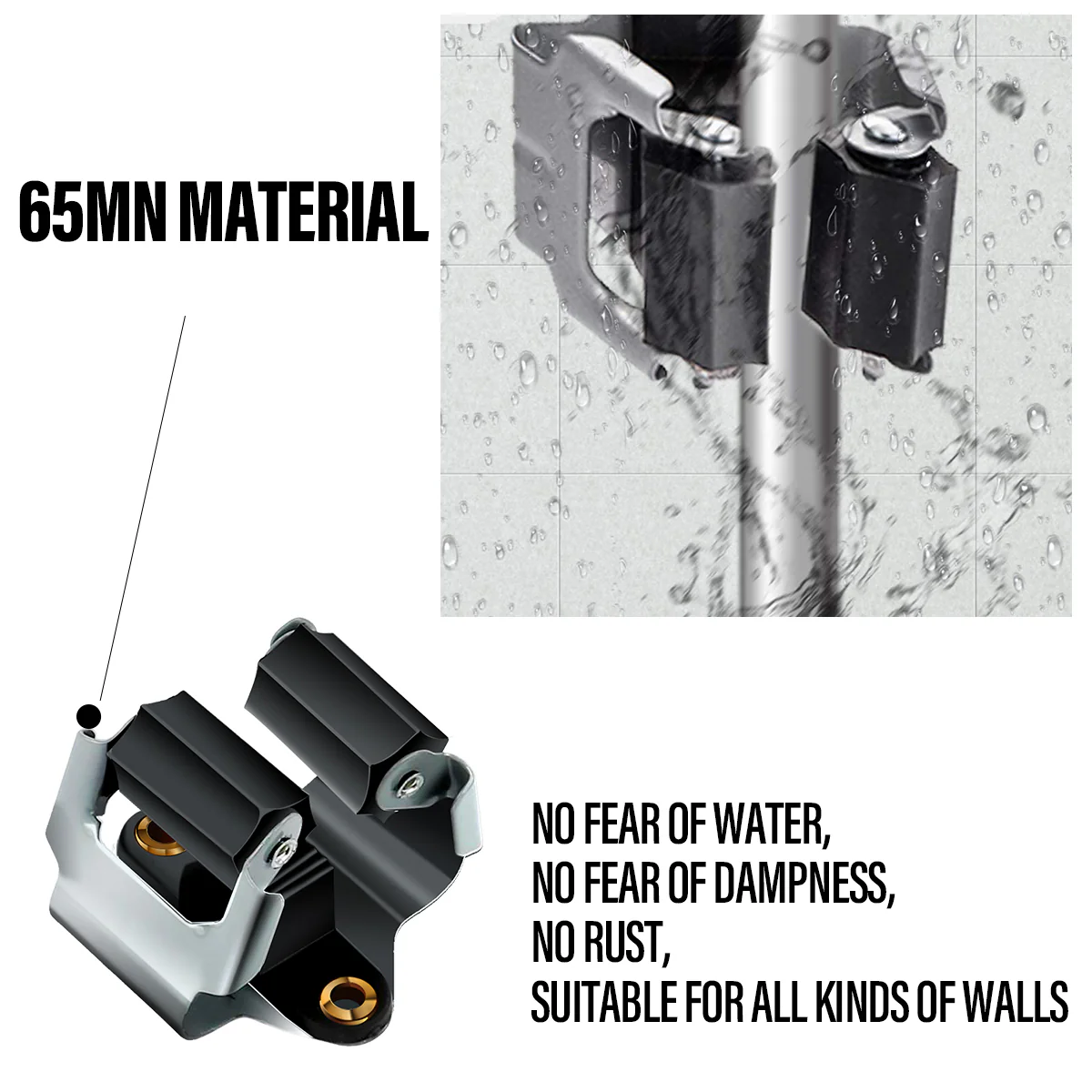 5/10CSStainless Steel Mop Broom Holder - Image 11