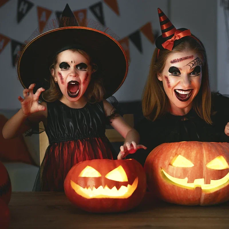 5/10pcs Halloween Tattoo Sticker - Image 3