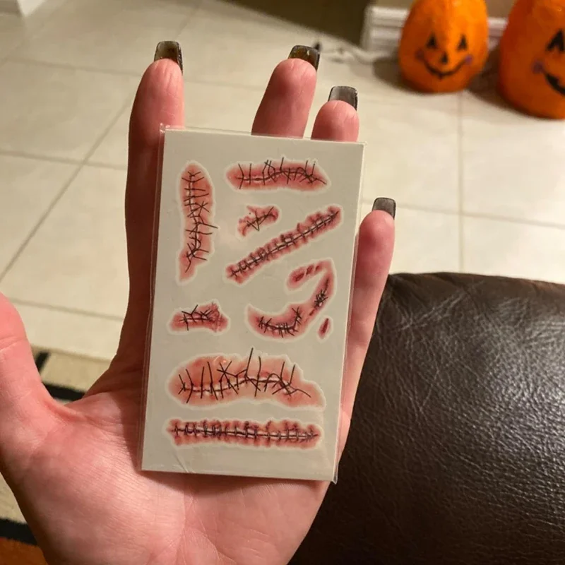 5/10pcs Halloween Tattoo Sticker - Image 5