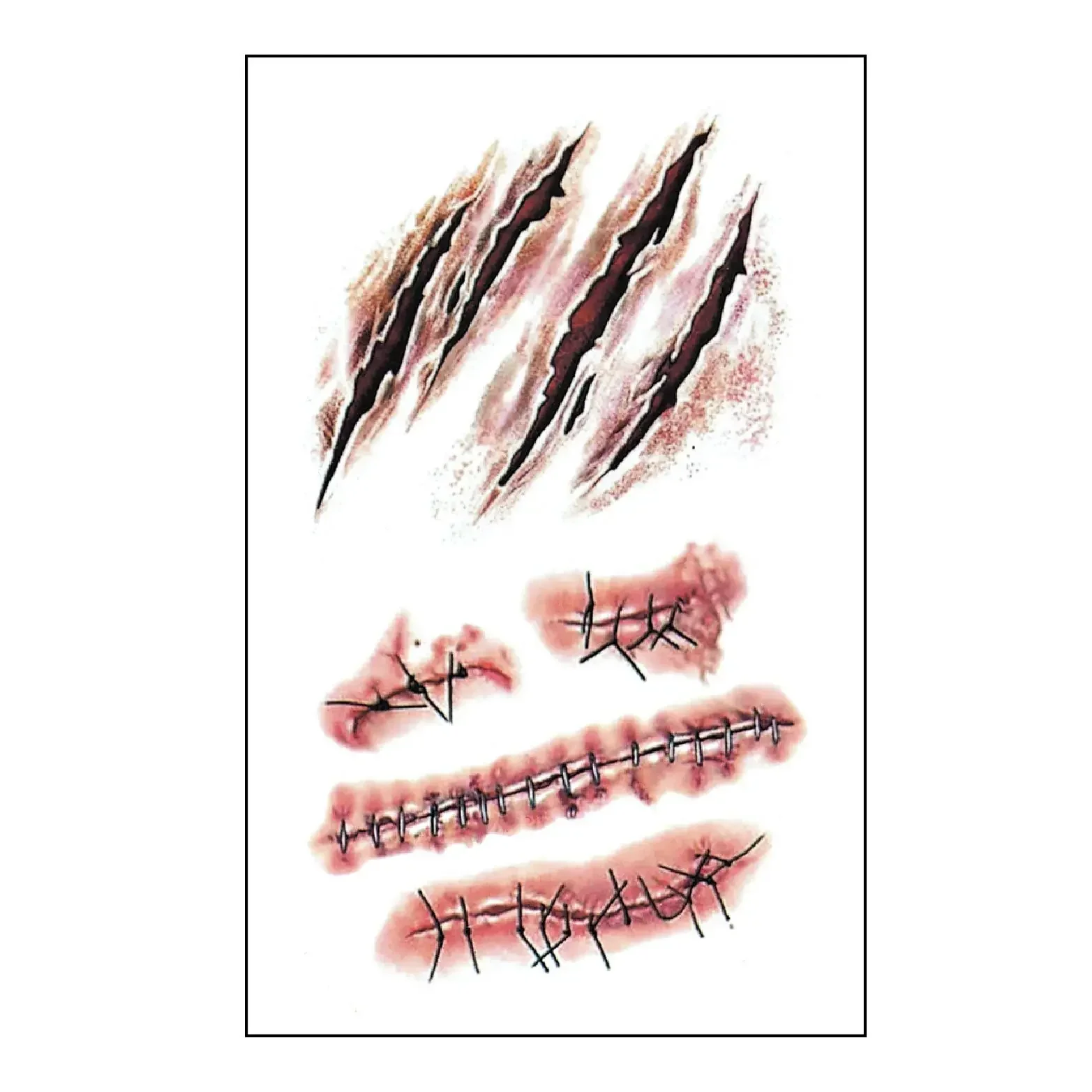 5/10pcs Halloween Tattoo Sticker - Image 7