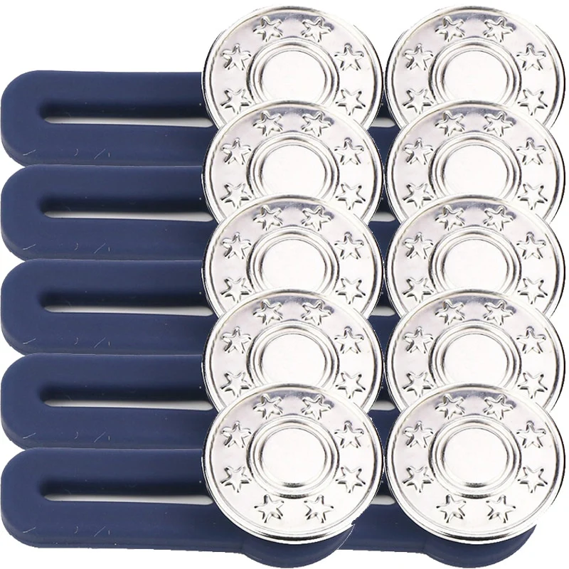 5/10PCS Metal Waist Button Extender - Image 17