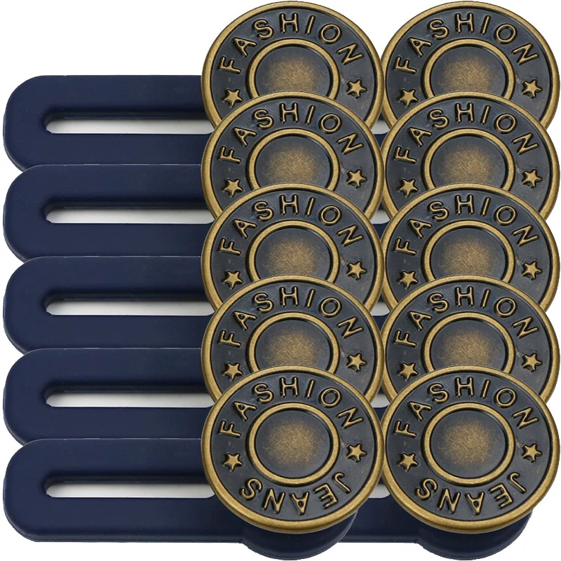 5/10PCS Metal Waist Button Extender - Image 27